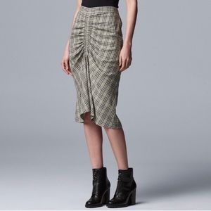 NWT Simply Vera Vera Wang Rouched Skirt Size XXL